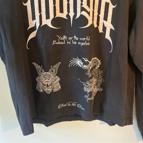 YoungLA Dark Gray Graphic Long Sleeve Tee - Picture 5 of 13